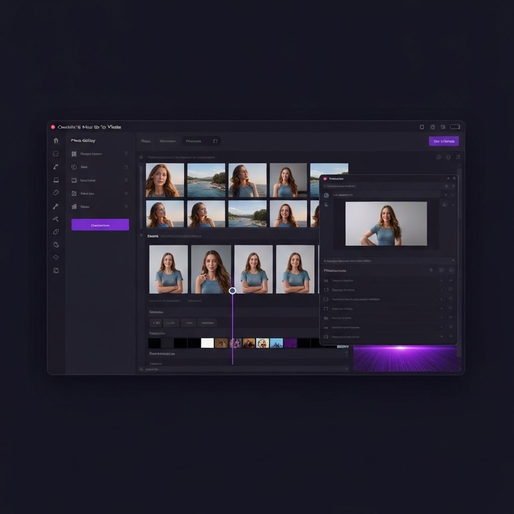 Photo to Video creation process with AI enhancement